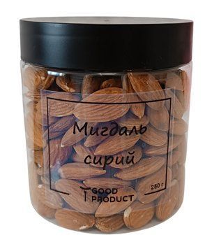 Миндаль сырой в баночке, 250 г
