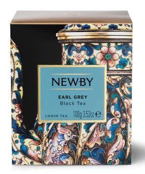 Чай листовой Эрл Грей с бергамотом тм NEWBY, 100 г