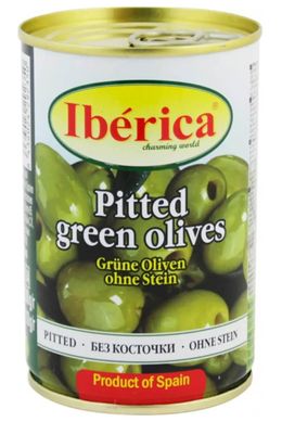 Оливки зелені без кісточки 420 г Iberica