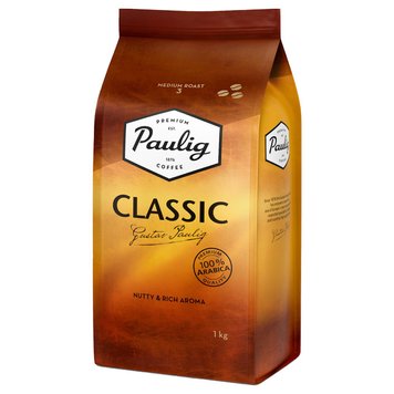 Кофе Paulig Classic в зернах 1 кг