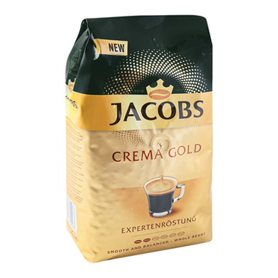 Кава Jacobs Crema Gold у зернах, 1кг