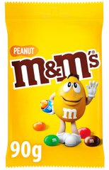 M&M's з арахісом та молочним шоколадом 90г