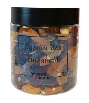 Орехово-фруктовая смесь для сухих завтраков в баночке, 250 г