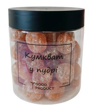 Мандарин сушеный кумкват в баночке, 300 г