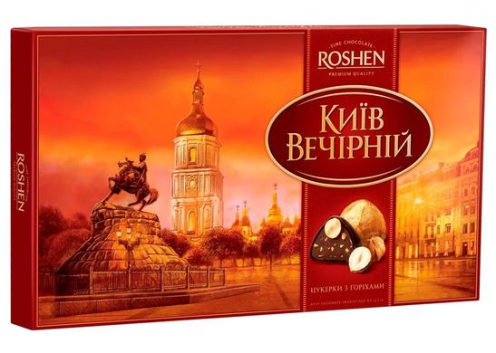 Киев вечерний шоколадные конфеты Roshen, 352 г