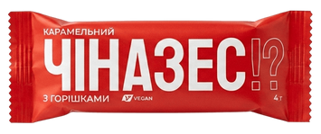 Батончик Чиназес карамель-горіхи, 45 г
