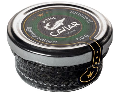 Икра черная осетровая (осетр) Royal Caviar, 50 г