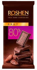 Шоколад Roshen Brut чорний 80% какао 90г
