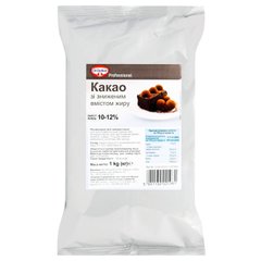 Какао 10-12% какао-масла Dr.Oetker Professional темное 1 кг