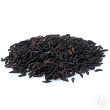 Рис чорний довгозерний нешліфований, 1 кг