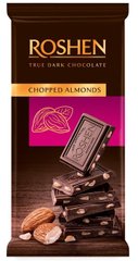 Шоколад Roshen темный с миндалем, 90 г