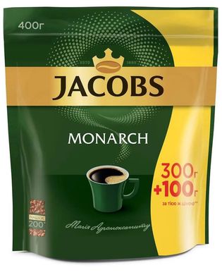 Кофе растворимый Jacobs Monarch, 400 г