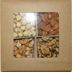 Набор орехов в картонной коробочке 1 кг
